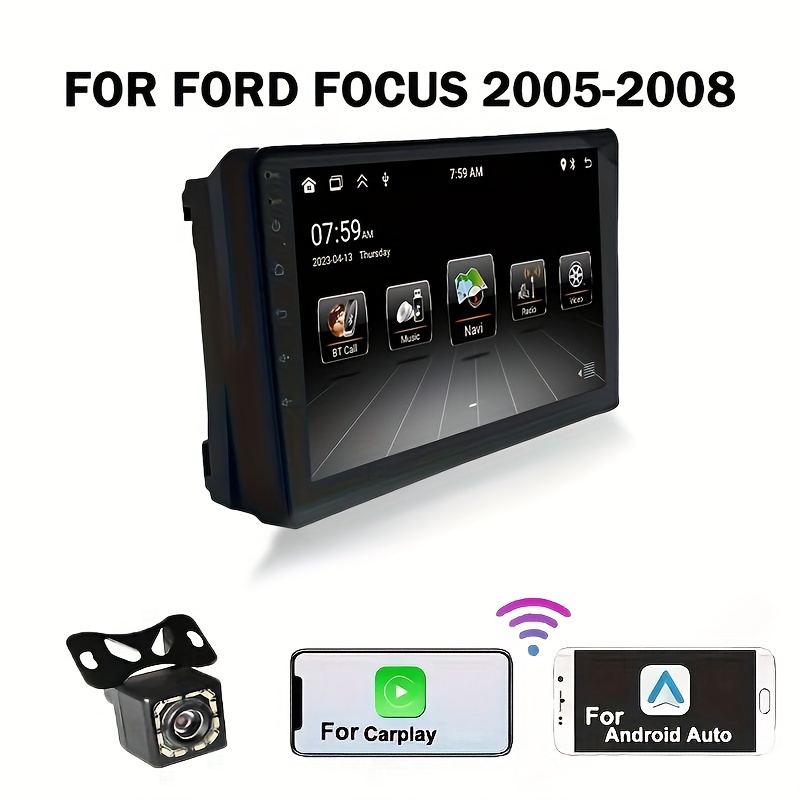 Pantalla Táctil radio Android Auto Carplay Ford Focus Mondeo