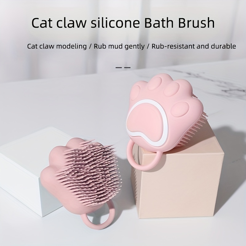 Silicone Bath Brush For Dogs And Cats - Four Paws Gear