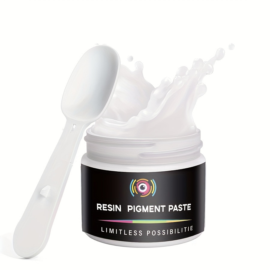 Marine White Resin Pigment Paste 2.82oz Opaque Epoxy Resin Color High  Concentrate Colorant For Resin Coloring Sea Wave Water And Cloud Effect