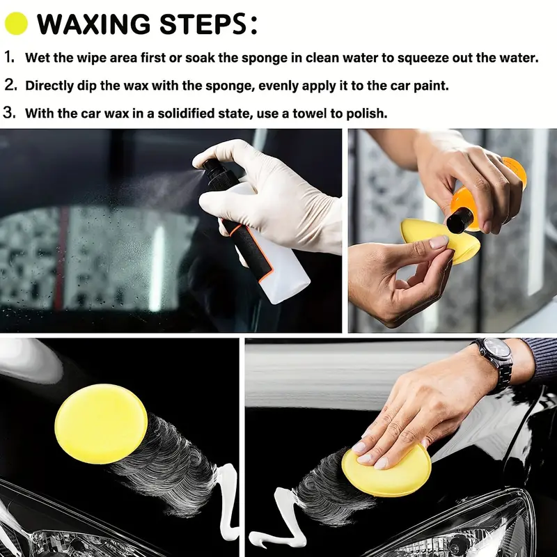 Car Foam Wax Applicator Pads Cleaning Pads Car Detailing - Temu