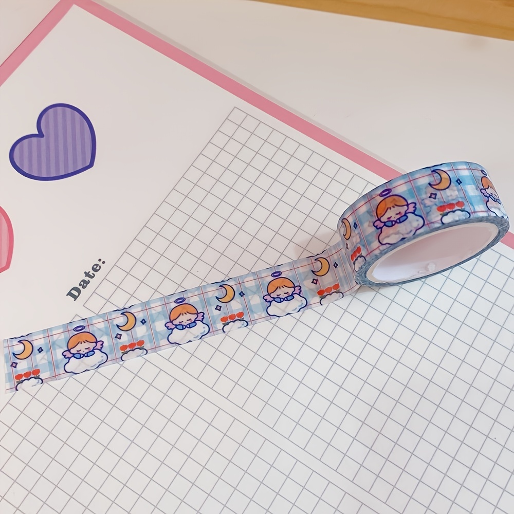 Adorable Cartoon Washi Tape - Perfect For Kpop Crafts, Diy