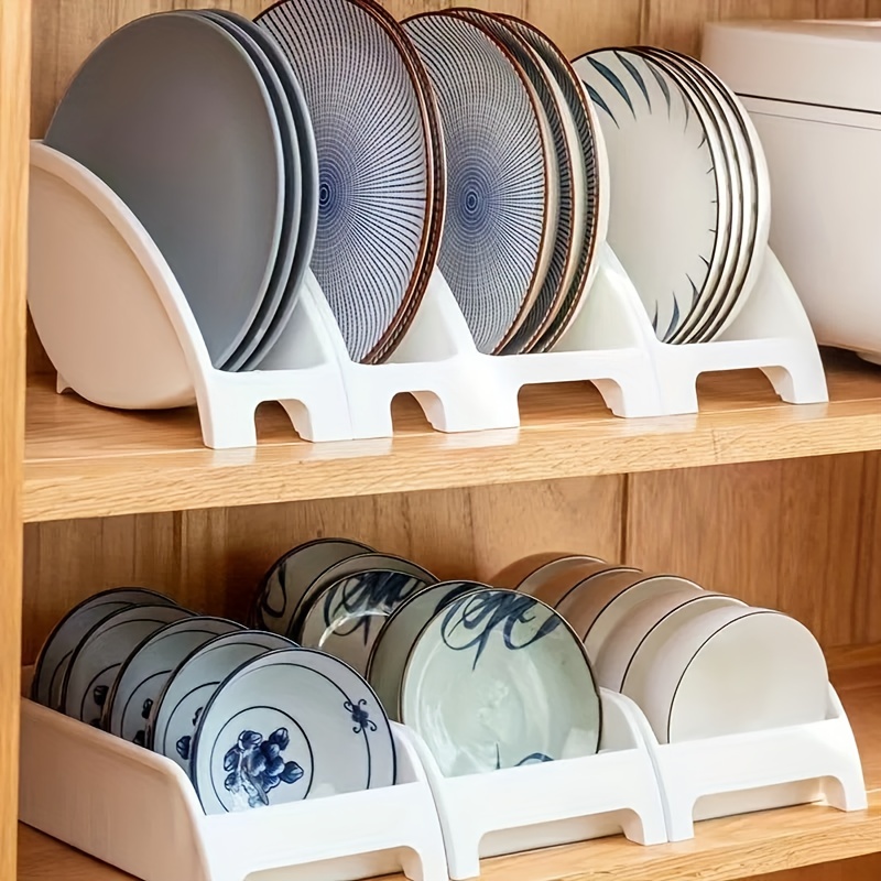 Dish Rack, Tableware Drainage Rack, Multi-functional Kitchen Bowl And Plate  Rack In The Cabinet, Flatware Storage Organizer, Dinner Plate Storage Rack,  Vertical Plate Holders, Kitchen Accessories - Temu