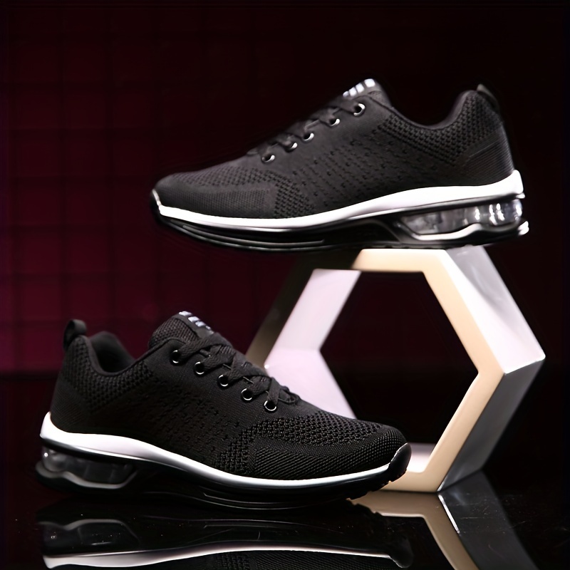 Men's Lace-up Sneakers - Athletic Shoes - Shock-absorbing And Breathable - Running Basketball Workout Gym