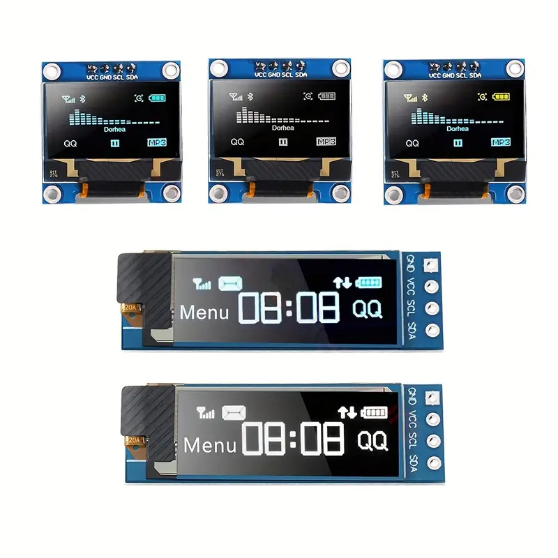 Boost Your Arduino Project With 0.91 0.96 Oled Iic Display - Temu