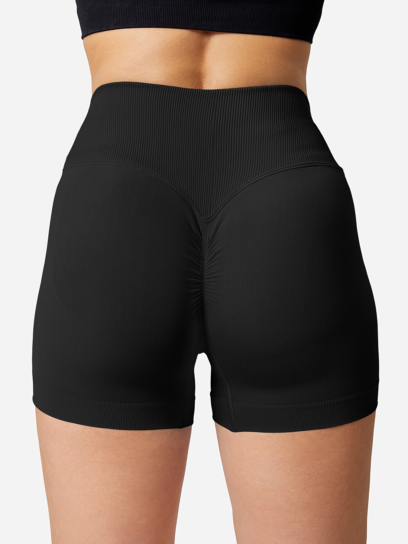  Pantalones cortos deportivos para mujer, elásticos, de