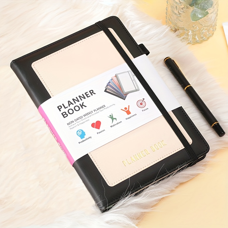 A5 Weekly & Monthly Planner: Aesthetic Hardcover Agenda Journal Notebook to  Enhance Your Daily Work, Study & Happy Life - 240 Pages, 100GSM Writing Pa
