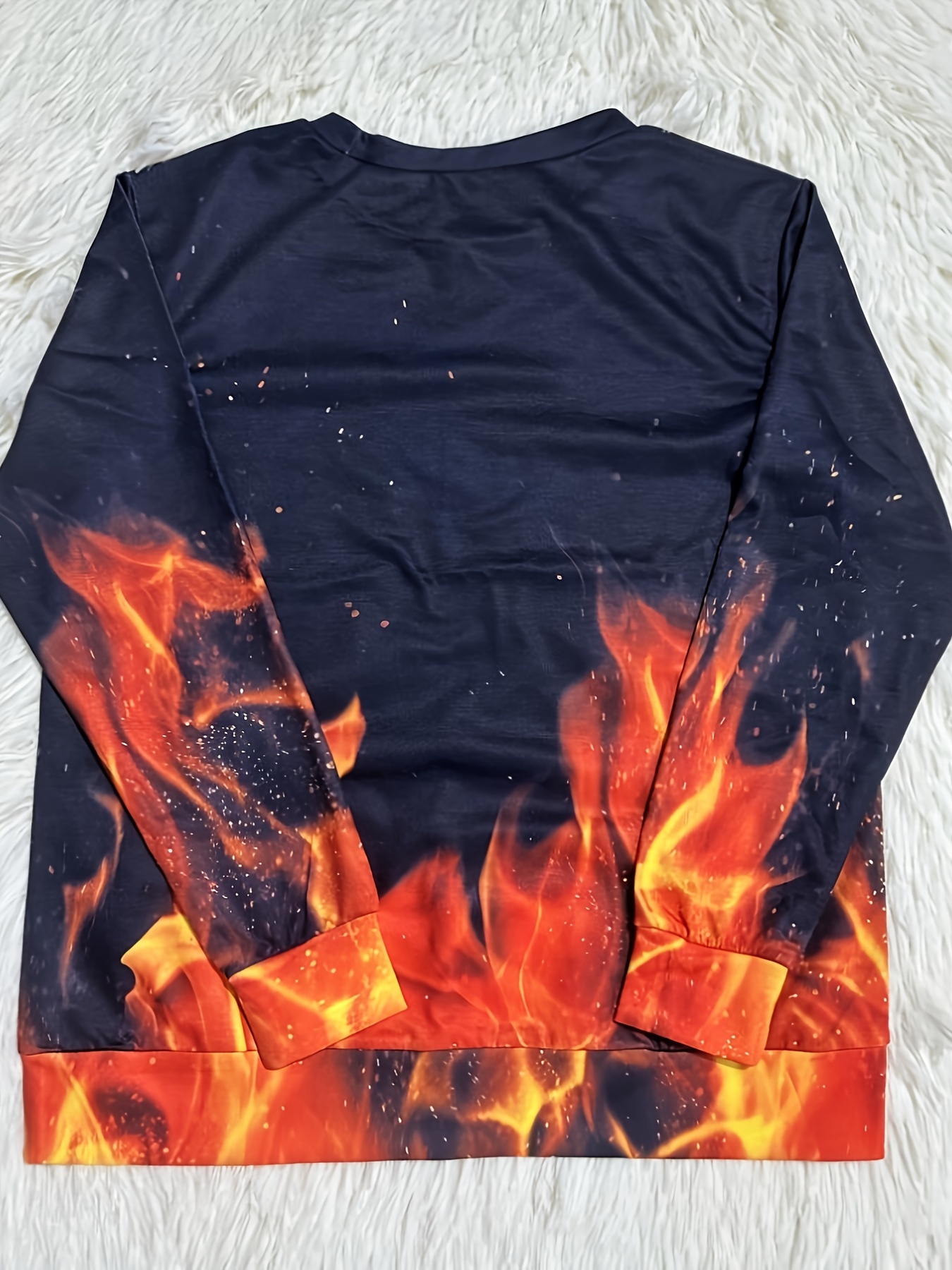 Sudadera llamas de online fuego