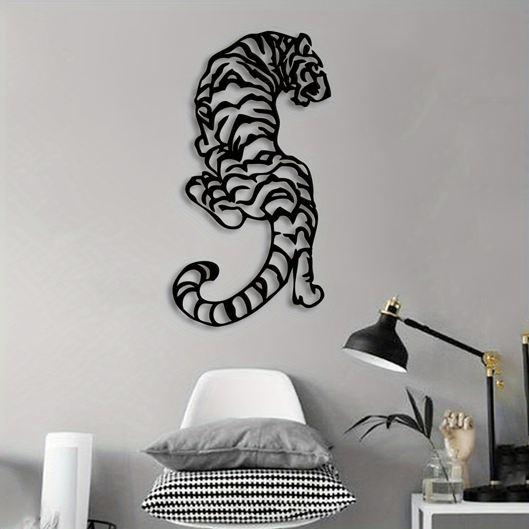 1pc Nuevo Adhesivo Pared Tigre Decoración Sala Dormitorio - Temu