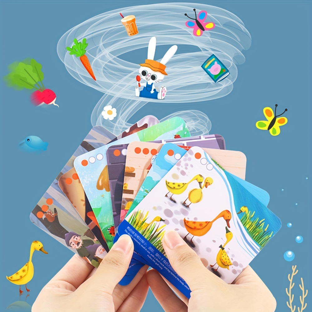 1set Memory Card Game Board Game Puzzle Thinking Training Toy Cards For  Parent-child Interaction