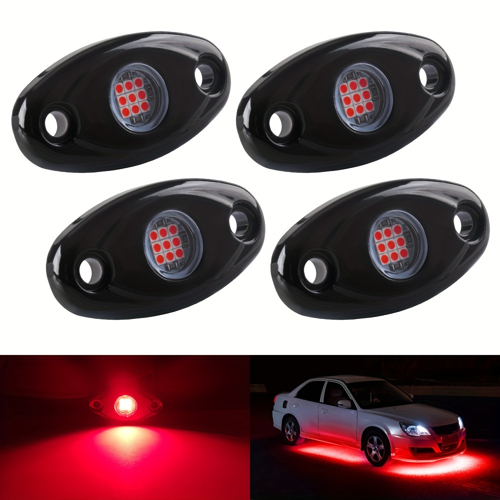 1pc Luz Led Coche Luz Neón Luz Atmósfera Coche Sin Batería - Temu