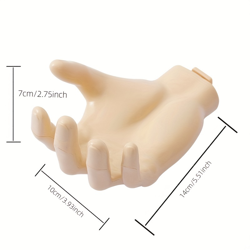 Hand Shaped Soap Holder Wall Mounted Strong Adhesive - Temu