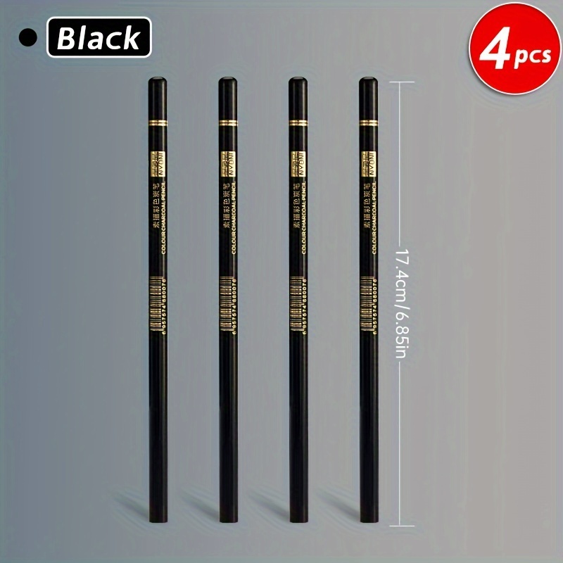 NYONI 12PCS Professional Charcoal Sketch Pencils Hard/Medium/Soft Car –  AOOKMIYA