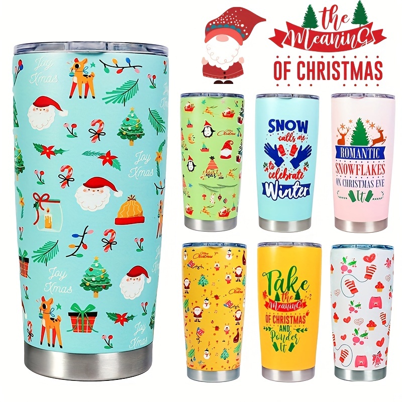 Tumbler, Skinny 20 Oz Insulated Stainless Steel, Personalized Double Wall  Tumblers, Slim Travel Cup With Lid for Coffee, Water 