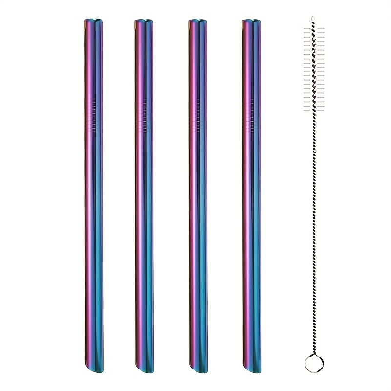 Straws Portable Foldable Metal Straw 304 Stainless Steel - Temu