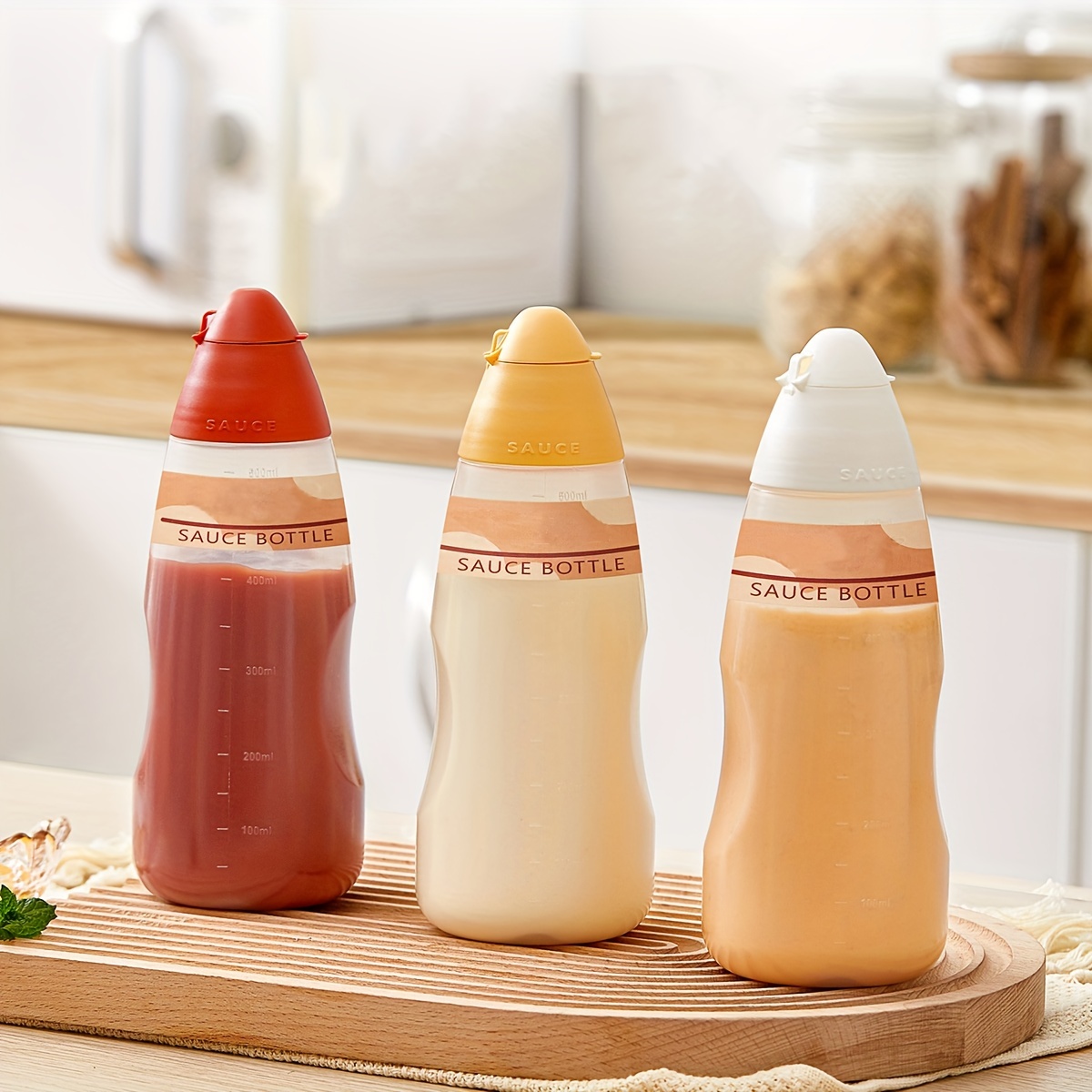 Creative Rocket Shaped Squeeze Sauce Bottle Kitchen - Temu