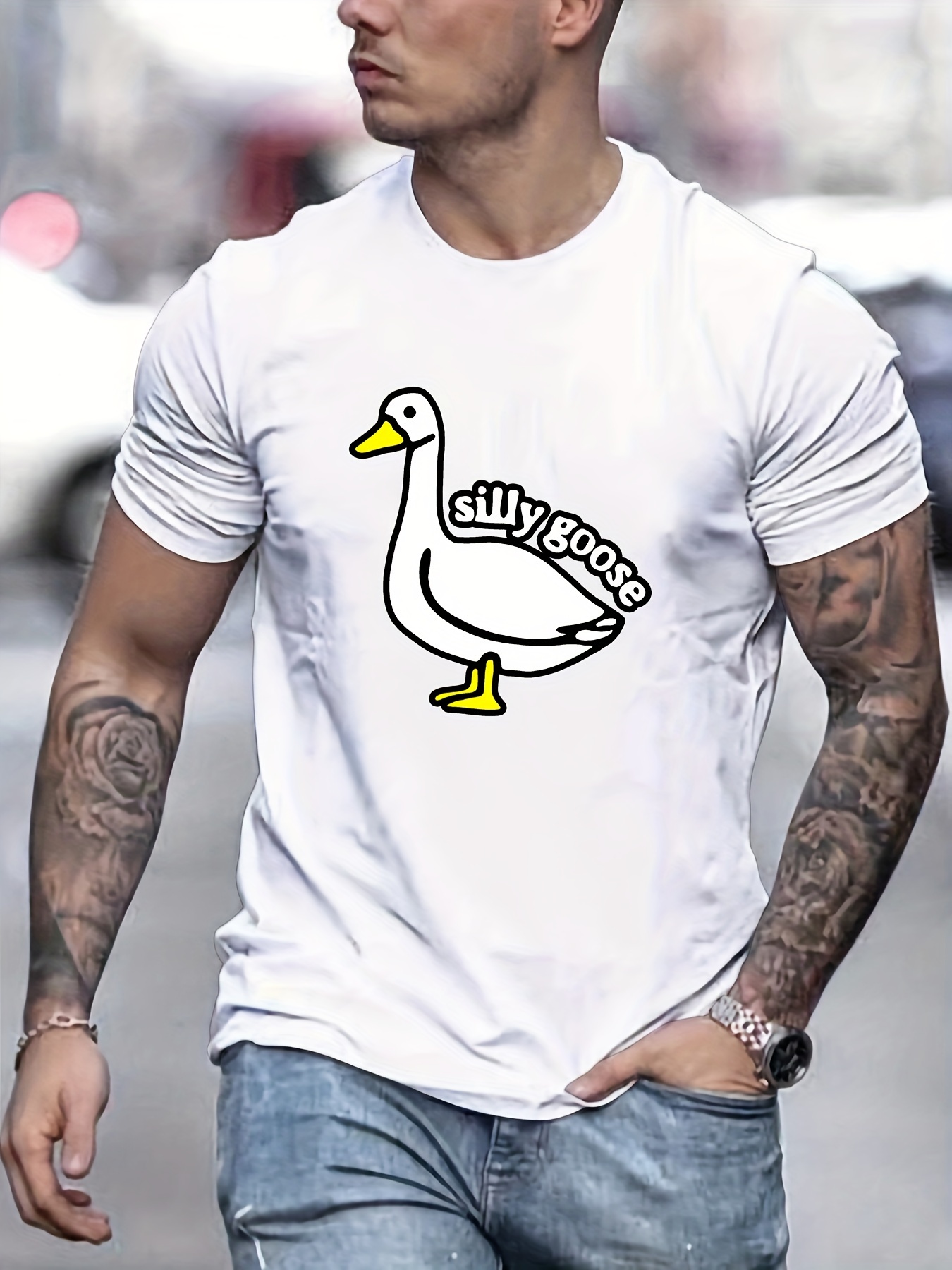 White cheap goose clothing