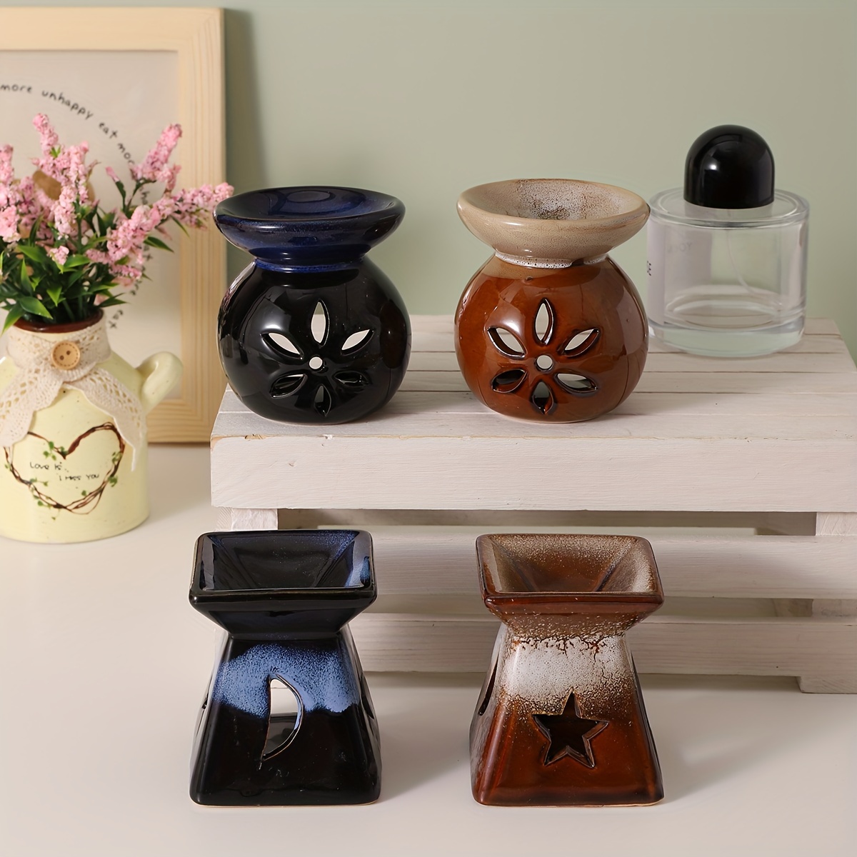 

1pc Vintage Incense Holder - Perfect For Farmhouse Spring Summer Home Table Decor