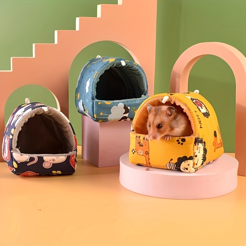 guinea pig nest hamster hideout small animal hamster squirrel bed house cage 1