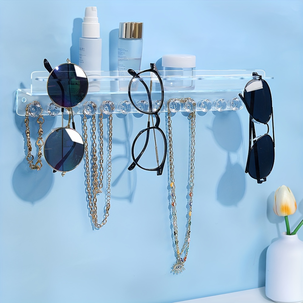 Crystal Necklace Hangers Holder Wall Mounted Acrylic Jewelry