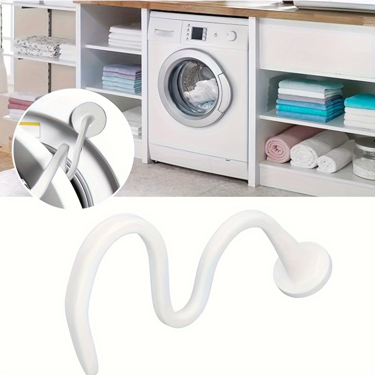 Support de porte de lave-linge à chargement frontal, support de porte  magnétique pour lave-linge, garde la porte de la laveuse ouverte,  accessoire flexible -- (Fulbox)