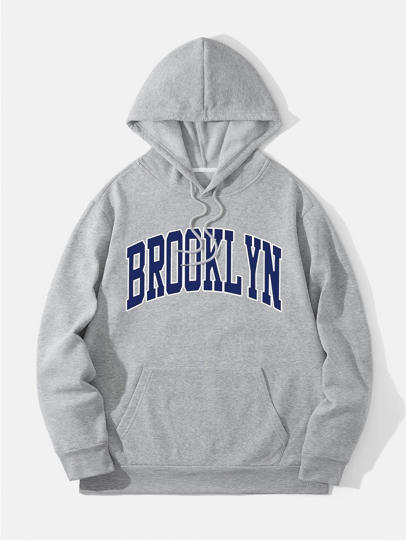 Brooklyn Script Baseball Jersey - Gray - XL - Royal Retros