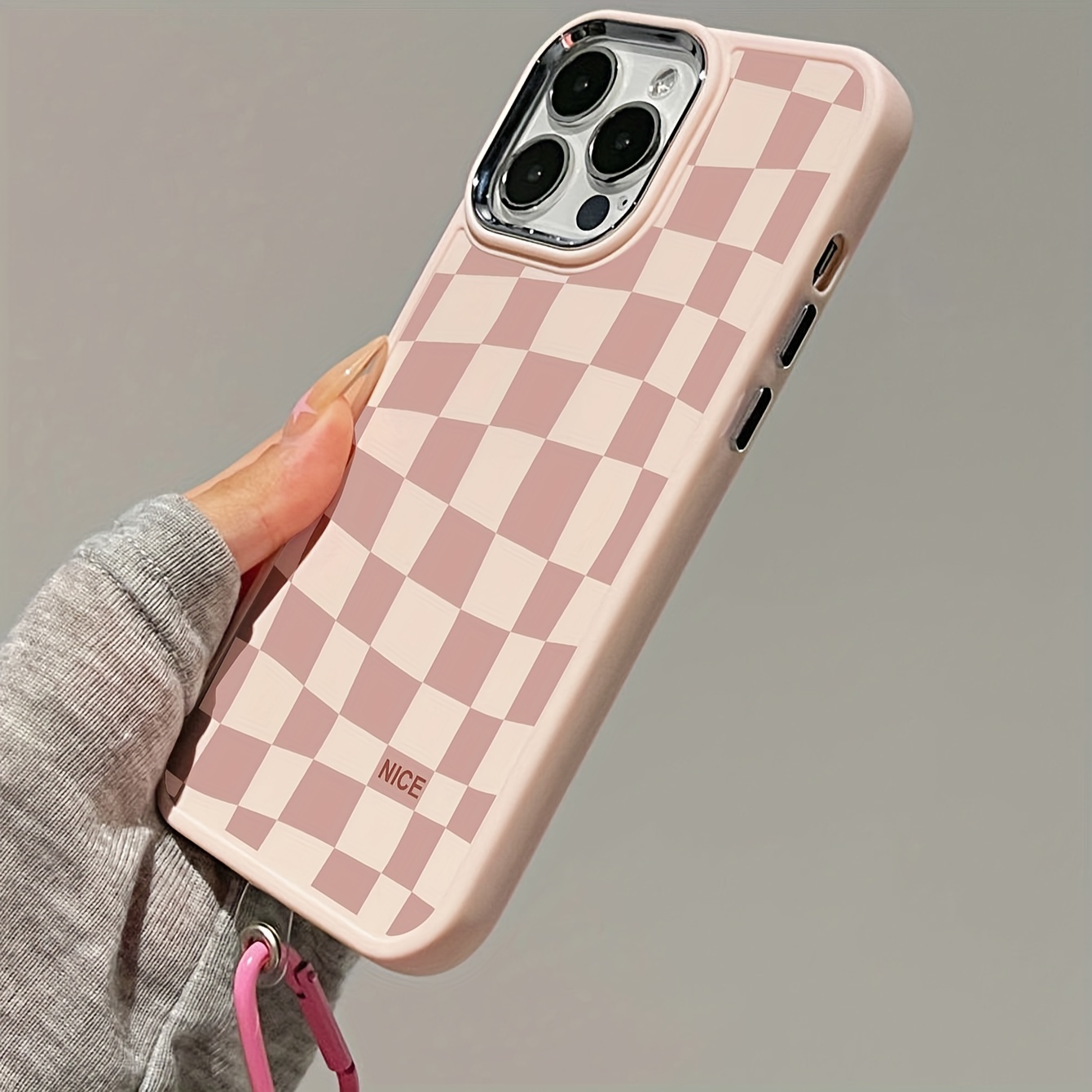 Irregular Plaid Case With Lanyard Dirty Resistant For Iphone  14/14plus/14pro/14pro/14promax,iphone 13/13pro/13promax,iphone 12 /12pro/12promax,iphone 11/11pro/11pro Max/iphone 6/6s/6 Plus/6s  Plus/iphone7/8/iphone X/xs - Temu Czech Repu