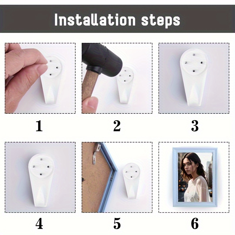 Concrete Wall Hooks Invisible Nail Hangers No Damage Wall - Temu