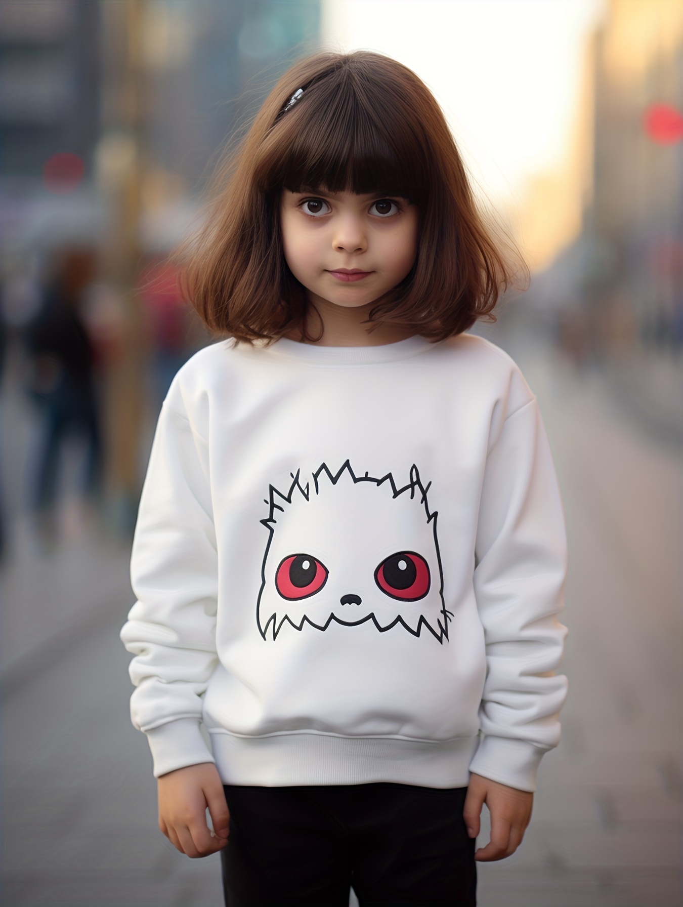 Sweatshirt animal print girl