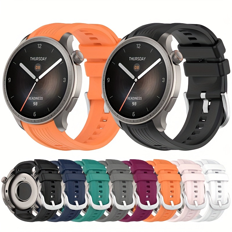 Amazfit GTS 2 bandas para mujeres y hombres, Amazfit Bip Lite 0.787 in de  silicona de repuesto correas de reloj correas de pulsera para Amazfit GTS