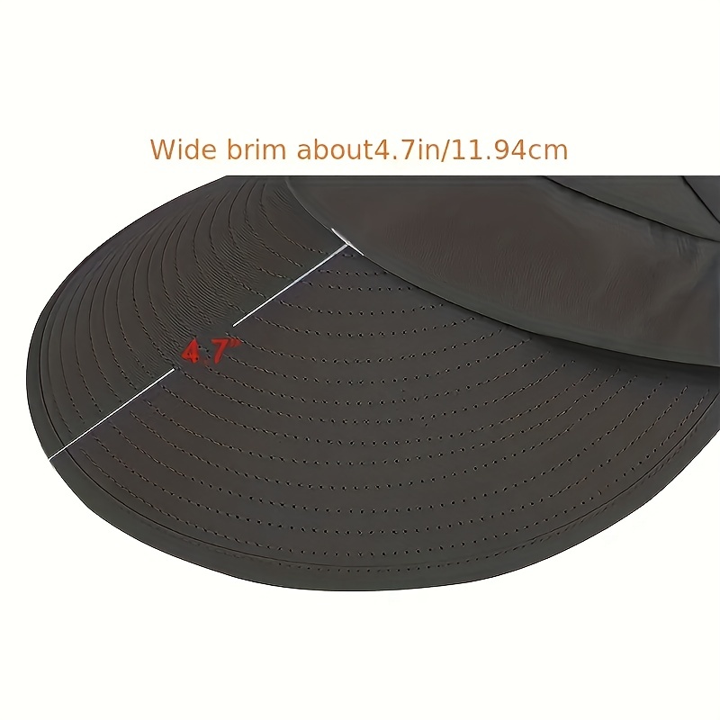 3 Pack Womens UV Protection Sun Hats Foldable Wide Brim Ponytail Beach Caps in Black | One Size