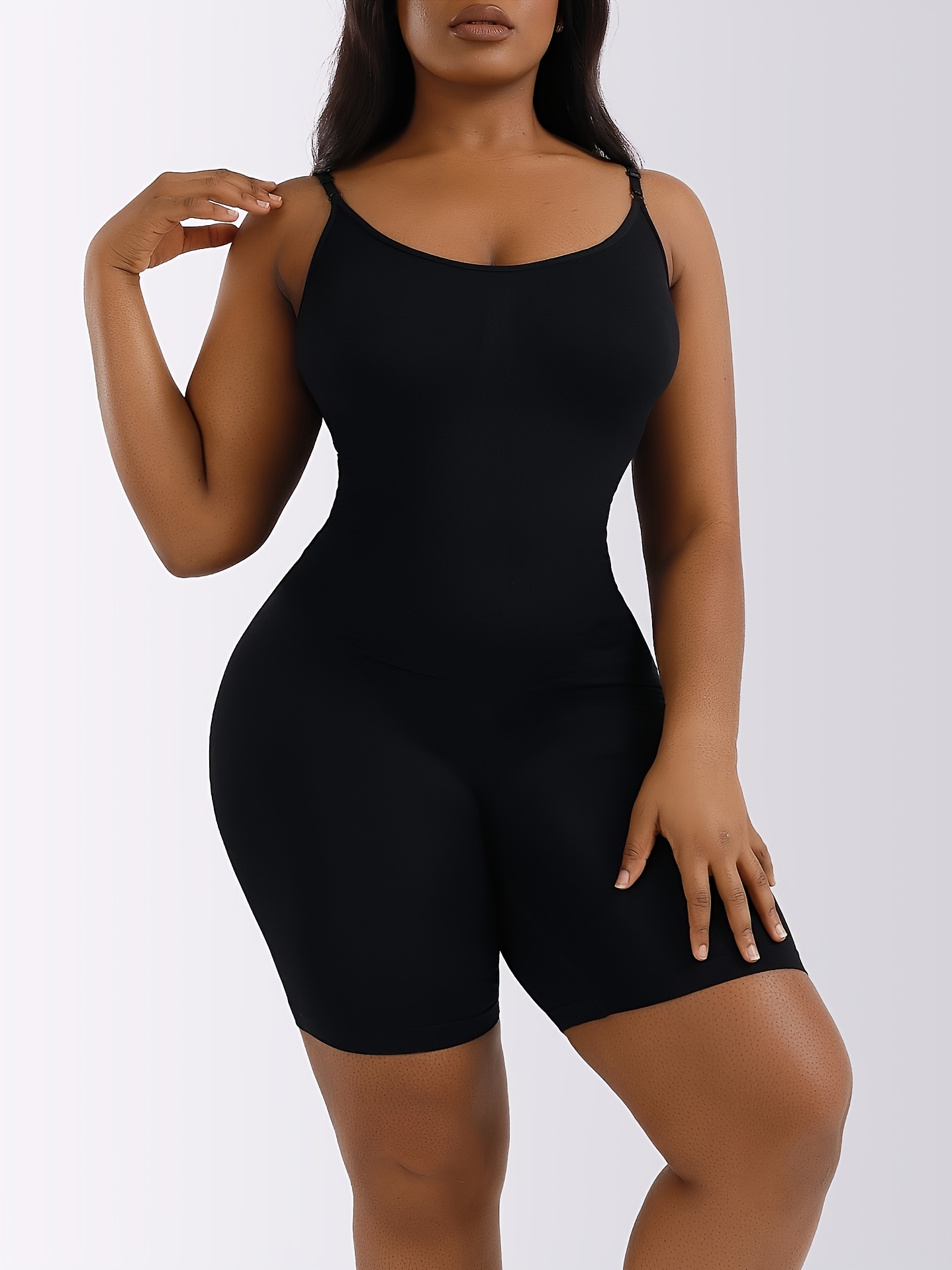 Gotoly Shapewear Jumpsuit Scoop Neck Tank Tops Bodysuit for Women Tummy  Control Waist Trainer Vest Full Body Shaper Romper (L, Black) : :  Clothing, Shoes & Accessories