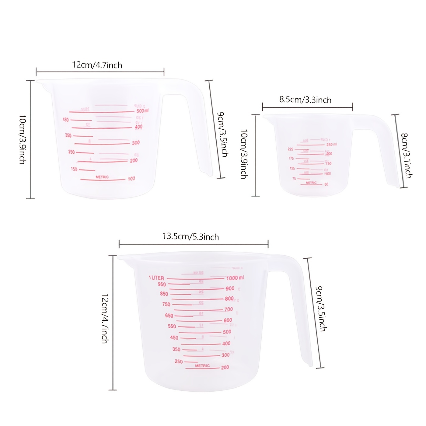 6ml Pp Dry Measuring Cup Sizes, Graduate Plastic Oral Solution Cup