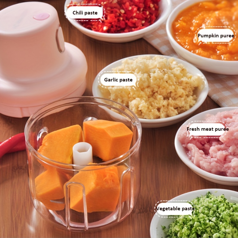 Electric Garlic Chopper, Mini Electric Vegetable Cutter, Multifunctional  Garlic Masher, Garlic Crusher, Vegetable Chopper, Fruit Crusher, Meat  Grinder, Food Processor For Garlic, Chilli, Onion, Celery, Ginger Meat,  Kitchen Gadgets - Temu Netherlands