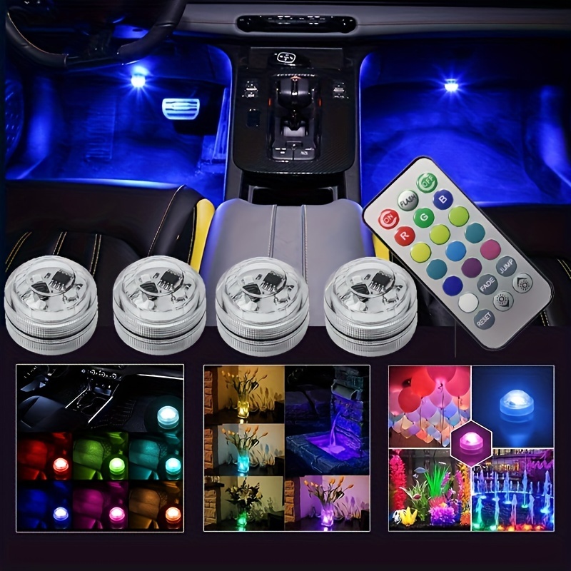 Wireless Adhesive Led Car Interior Ambient Light Remote Control