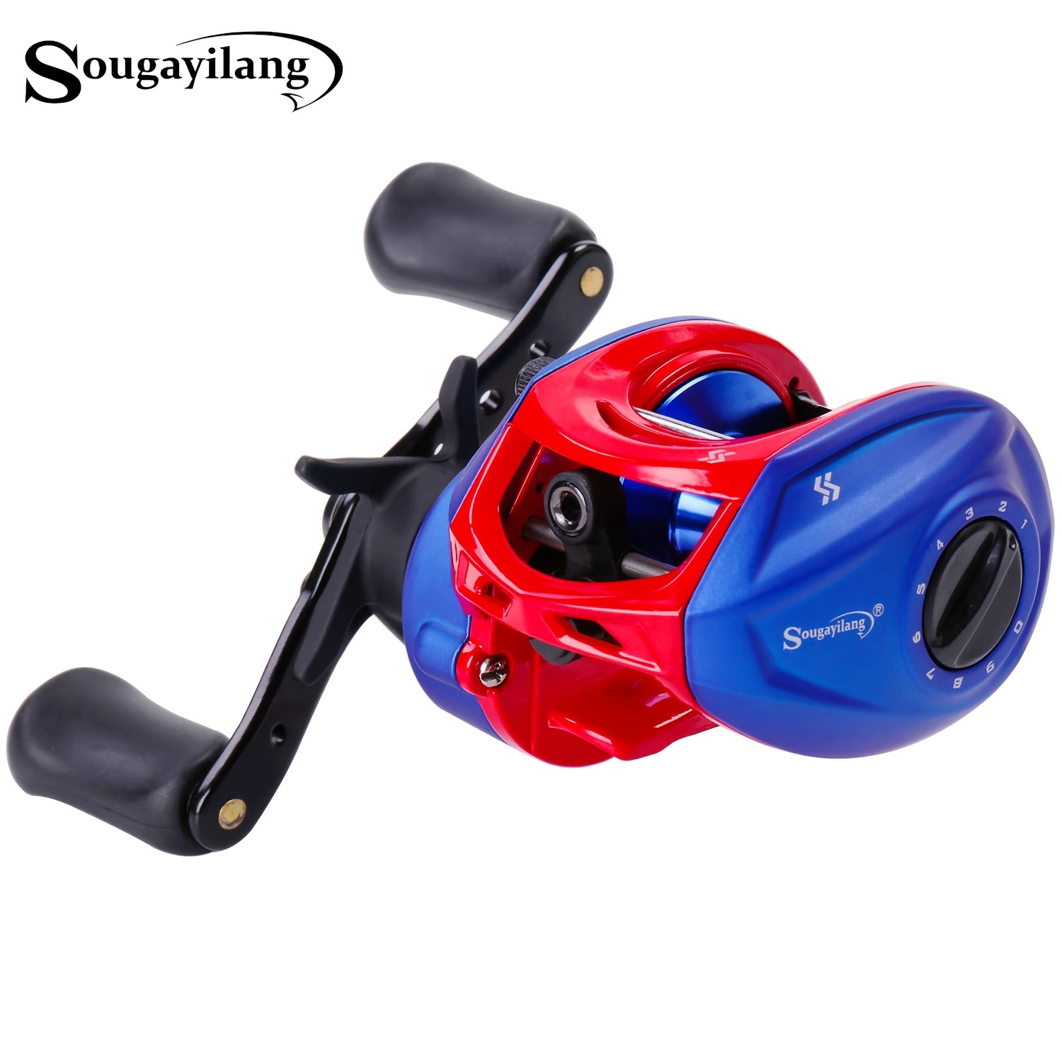 Sougayilang Fishing Reel Baitcasting Reel Left Right With 8 1 1