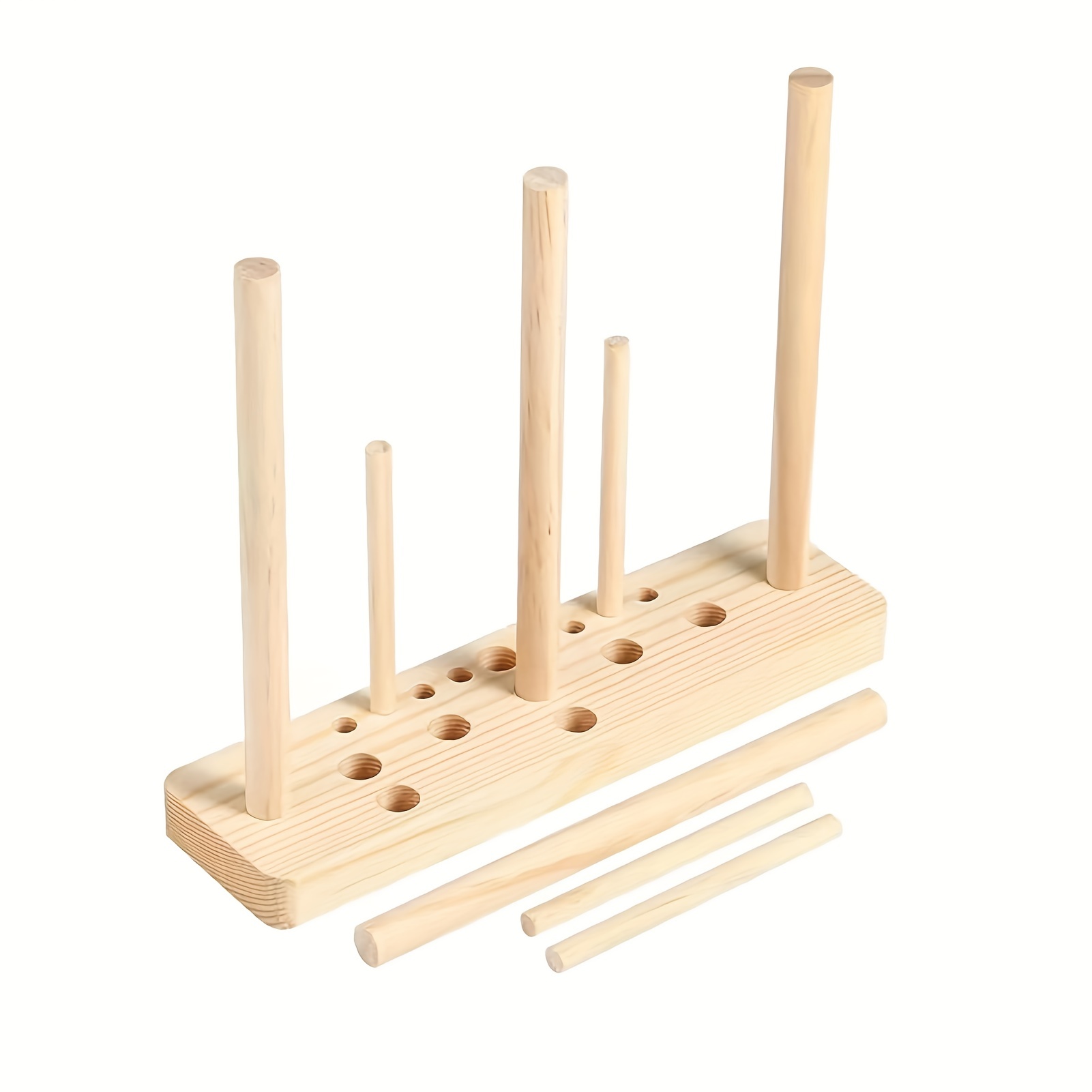 Bow Maker for Ribbon Wooden with Wooden Board Sticks Bow Making Kit