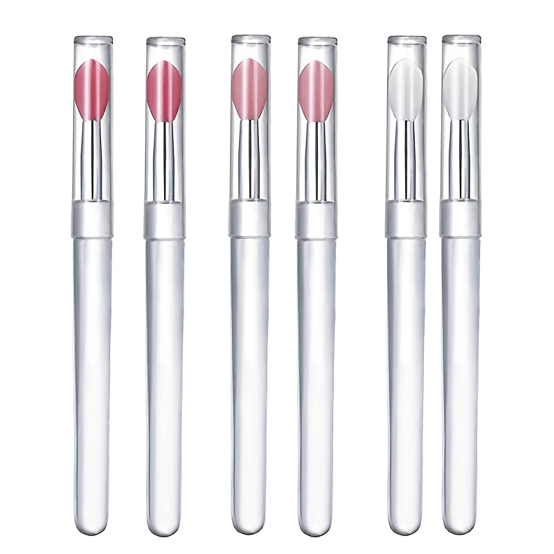 Silicone Lip Brush With Lid Easy And Efficient Lipstick - Temu
