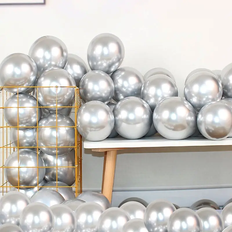 20pcs ballons de fête argentés ballons argentés à l'hélium - Temu Canada
