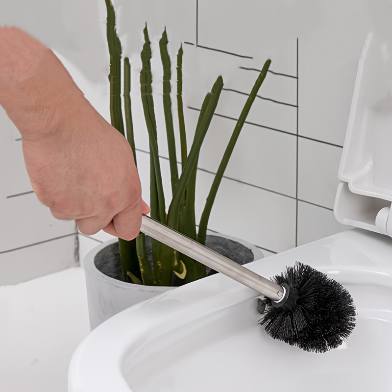 Toilet Plunger and Bowl Brush with Holder Combo Set for Bathroom