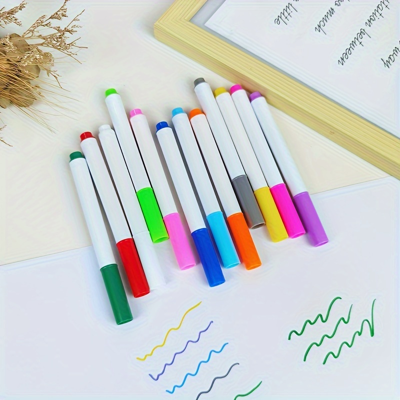 New 2023 9-color Led Light Board Pen For Liquid Chalkboard Markers,  Erasable Electronic Advertising Fluorescent Pen, Water-soluble Crayon For  Blackboard Doodles