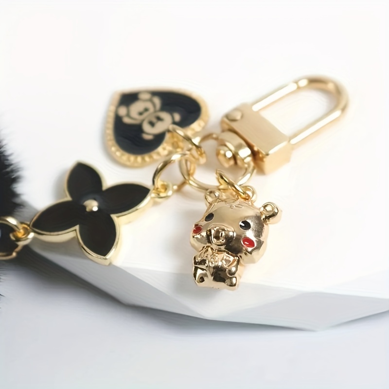 10Pcs Mini Love Keychains Cute Heart Key Chain Pendant Key Ring Gift