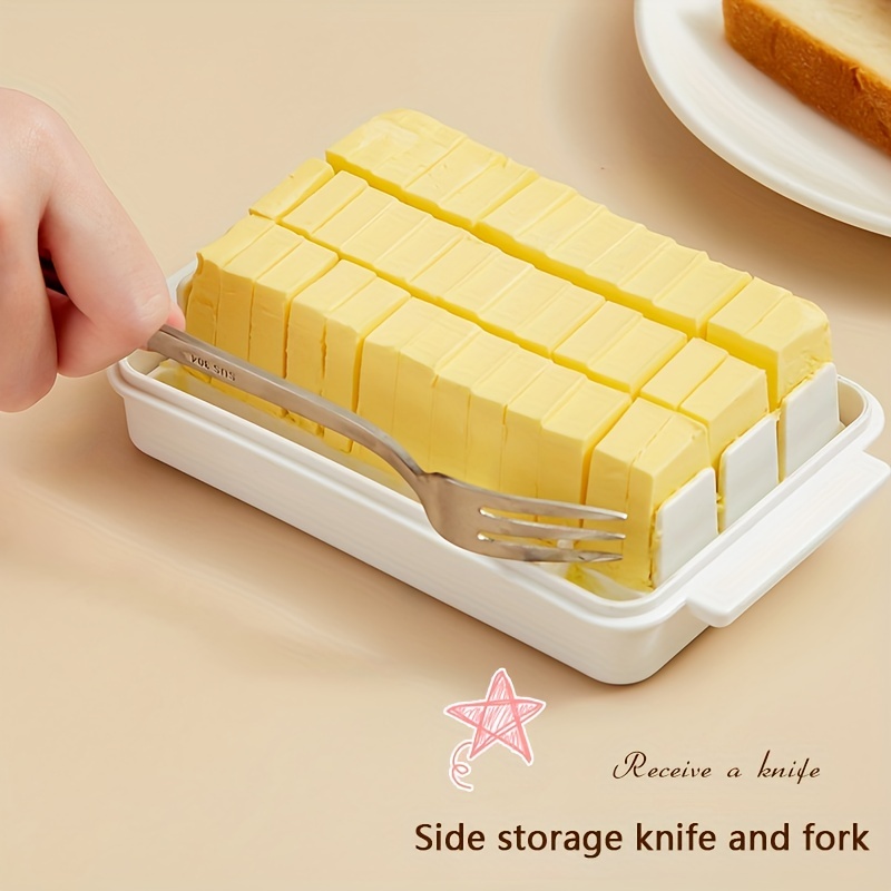 1pc Butter & Cheese Storage Box Set (2pcs), Refrigerator Food