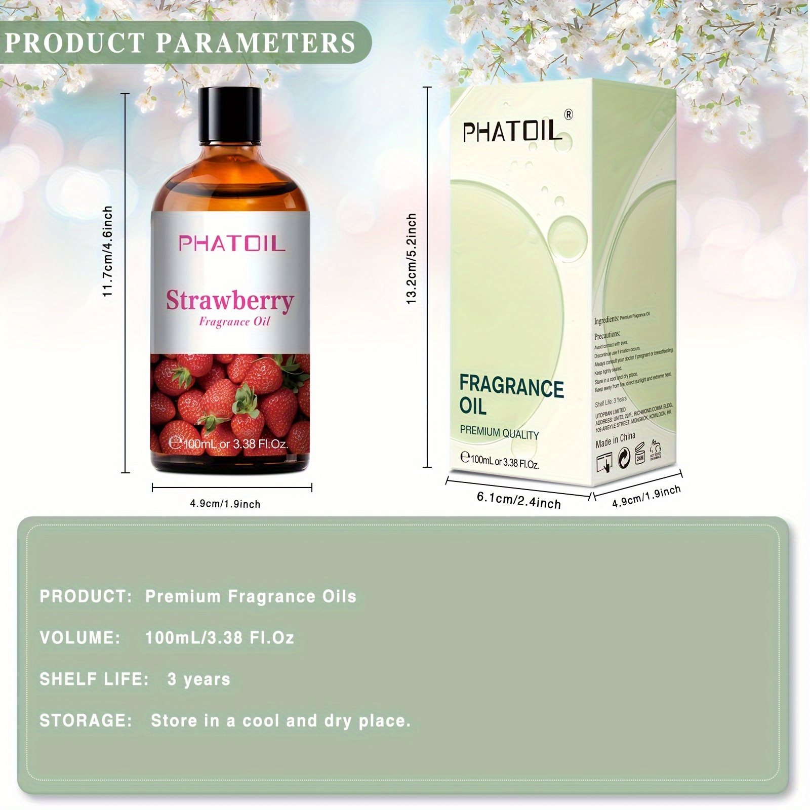 Experience The Sweet Aroma Of Strawberry With Phatoil - Temu