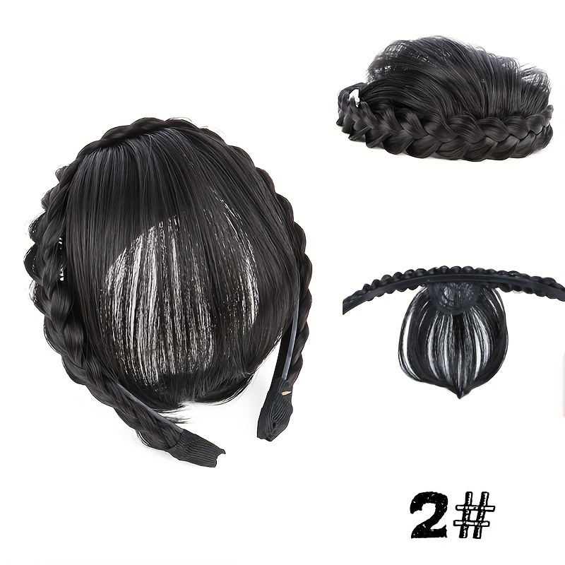   accessories with bangs braids headband hair extension high temperature synthetic fiber   hair for women daily use halloween christmas details 10