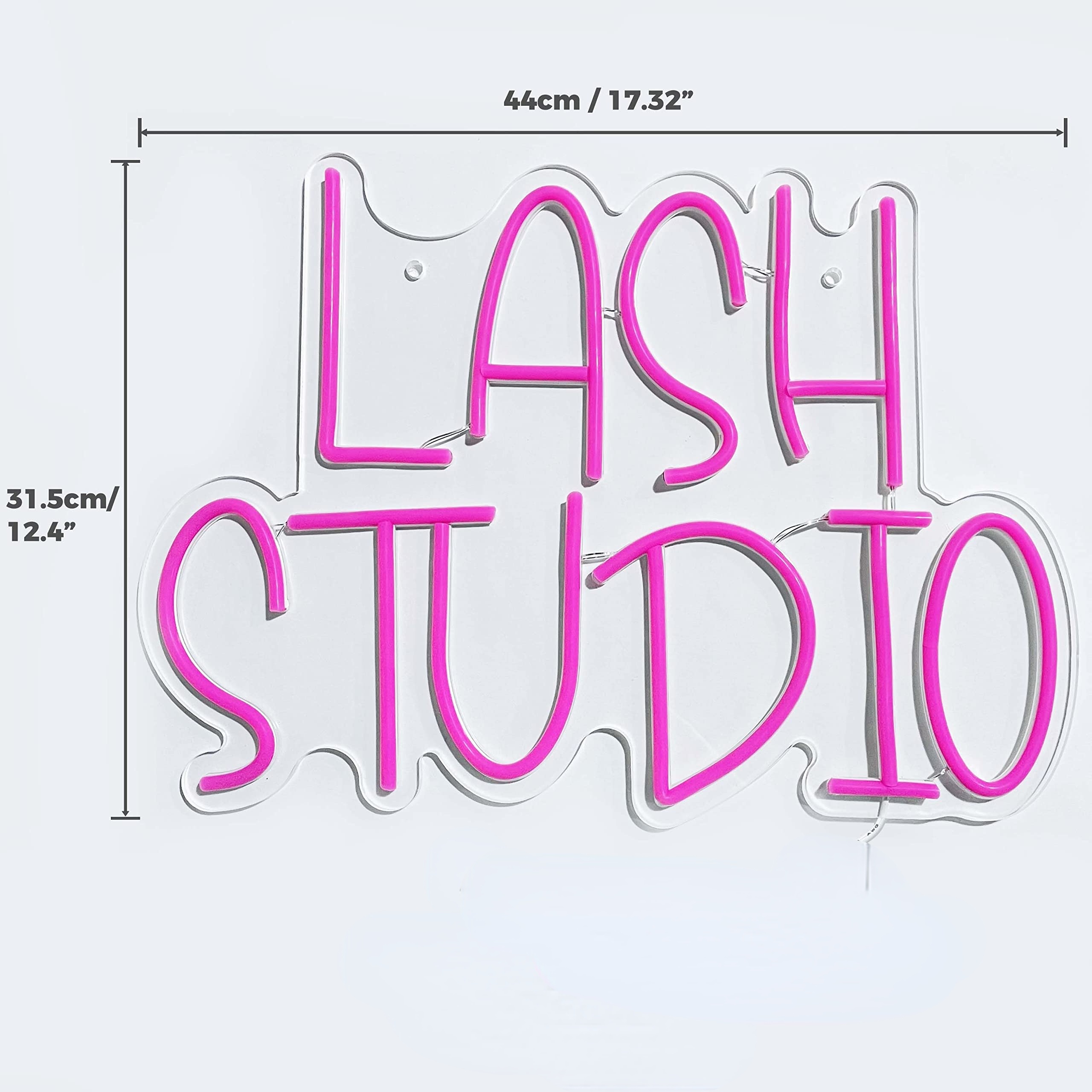  Lash Studio Neon Sign Lashes Room Decor LED Light