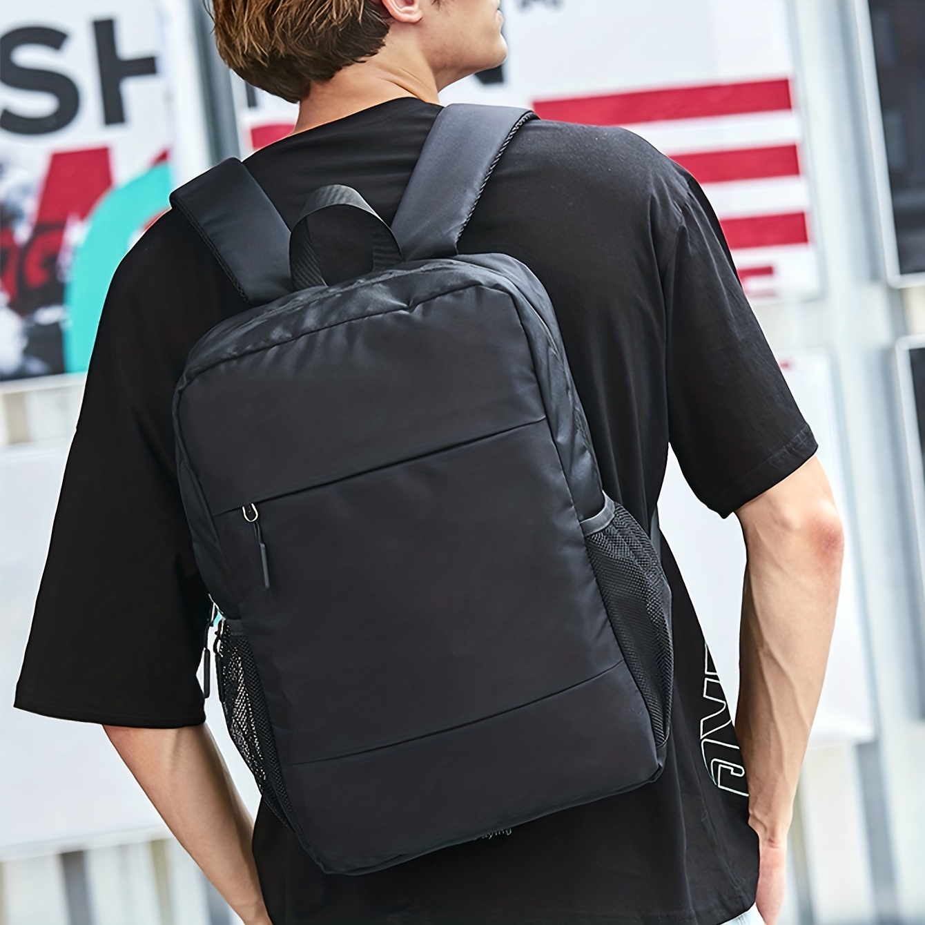 Five-layer Multi-layer Men's Messenger Bag, Large-capacity Men's Bag, Shoulder  Bag, Waterproof And Wear-resistant Backpack, Multi-pocket - Temu