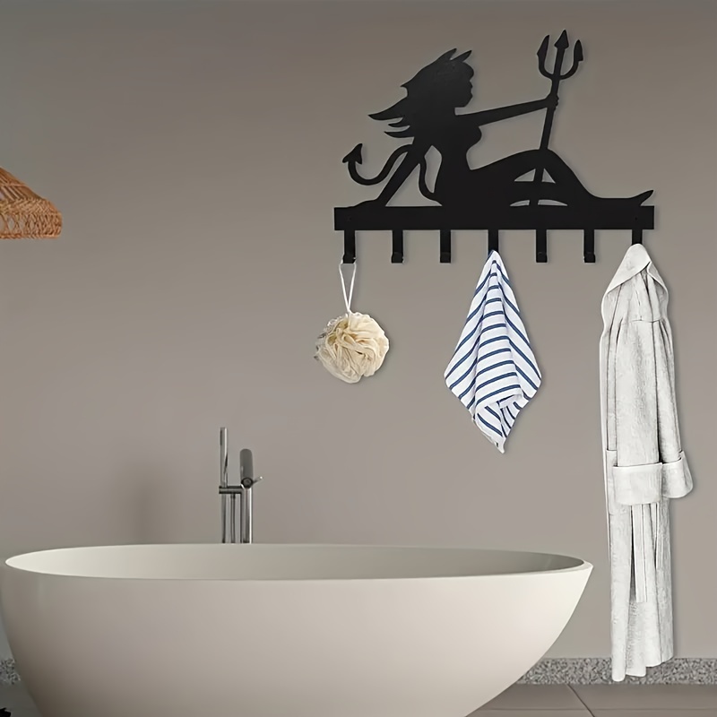 Decorative hooks for discount towels