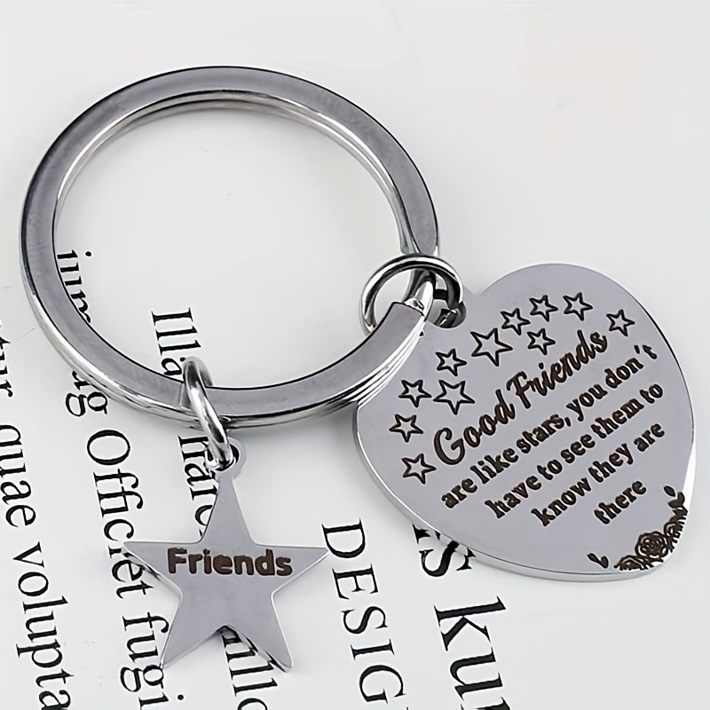 Best Friends Keychain, Exquisite Friendship Keychain Best Friends