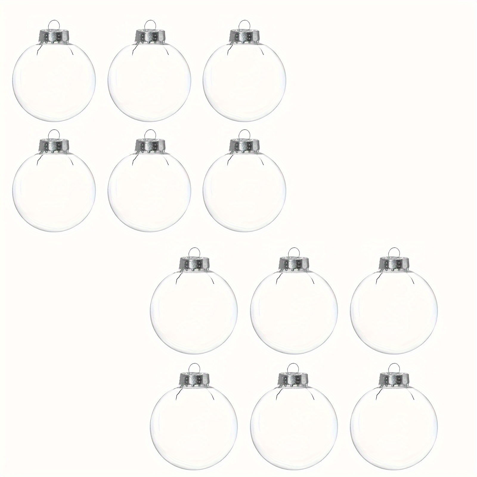 Fillable Clear Plastic Balls With Decorations(8 Styles