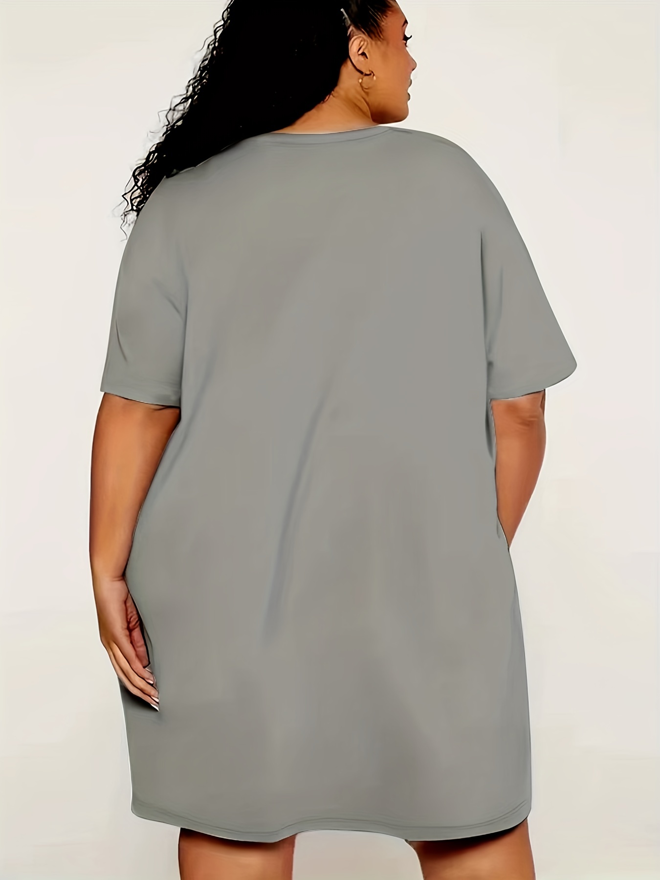 Fish Bone Print Tee Nightdress